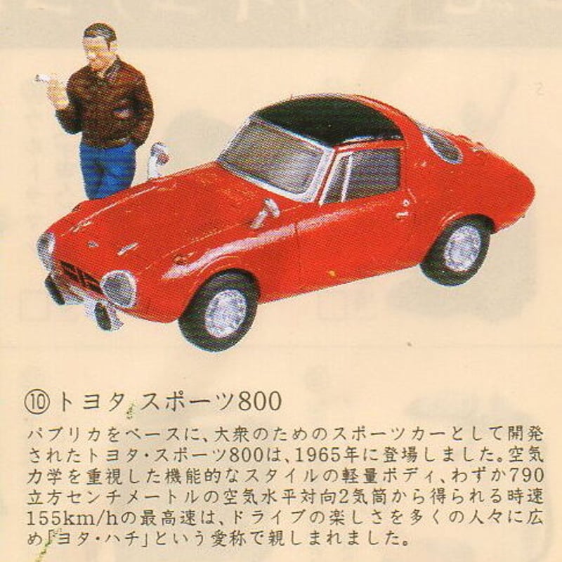 タイムスリップグリコ第3弾 10.トヨタ スポーツ800 | トイズ タイムスリップグリコ第3弾 10.トヨタ スポーツ800 | トイズ