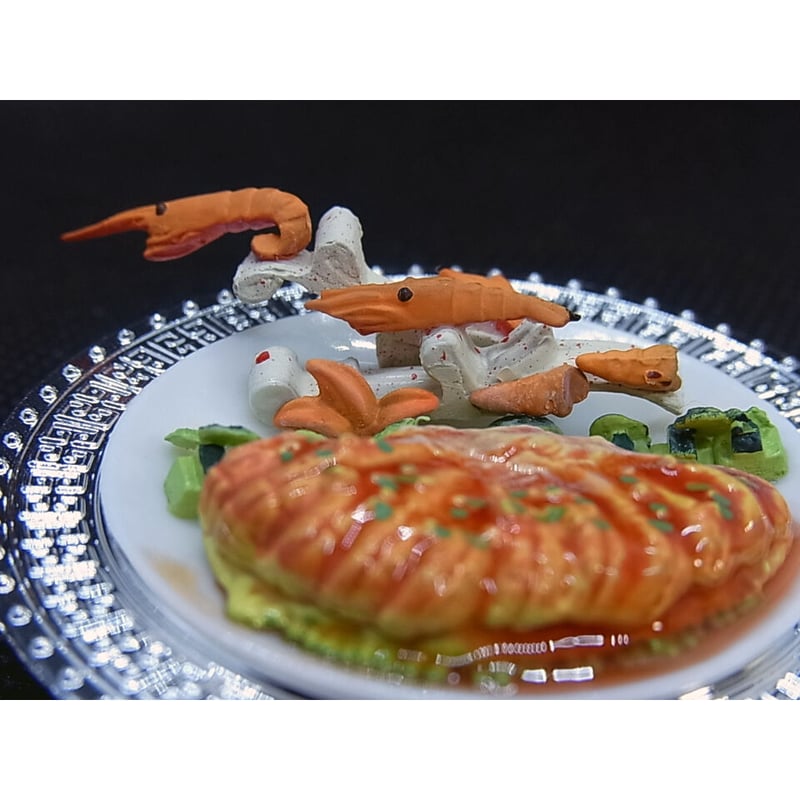 満漢全席 中国宮廷料理フィギュアコレクション 06.乾焼大蝦 | トイズ