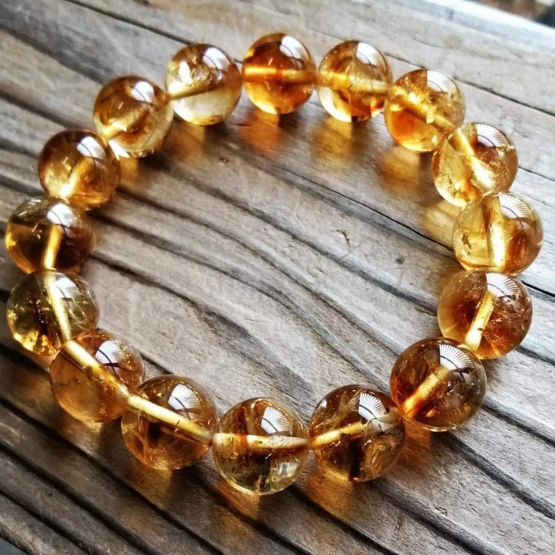 大粒◇シトリンファントムのブレスレット | siesta jewelry