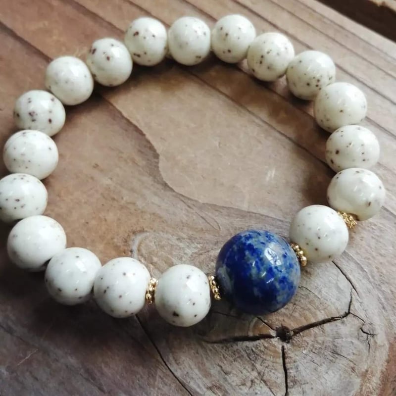 台湾産北投石＆ラピスラズリのブレスレット | siesta jewelry