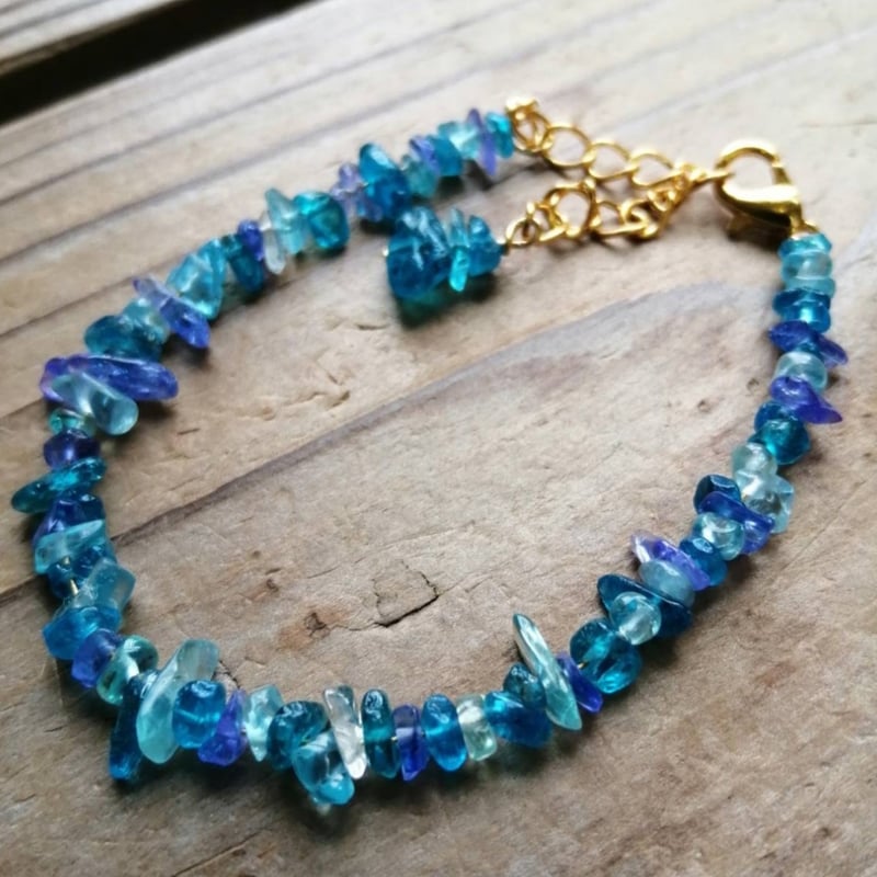 能登の海の宝石ブレスレット ◇ブルー多め | siesta jewelry