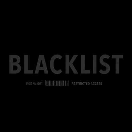 BLACKLIST綿Tシャツ（ホワイト）5.6oz