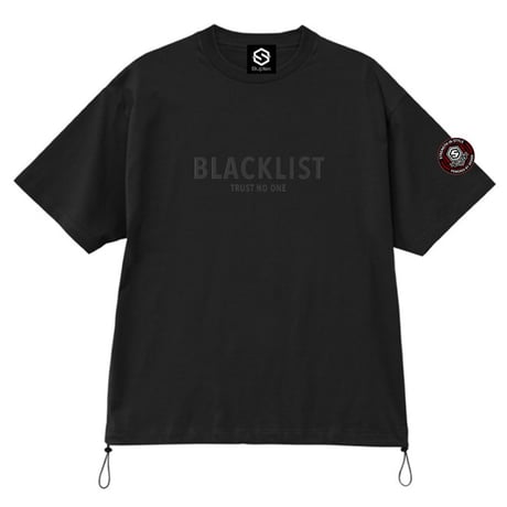 ABC BLACKLIST Tシャツ BLACKLISTリラックスTシャツ（ブラック）6.5oz