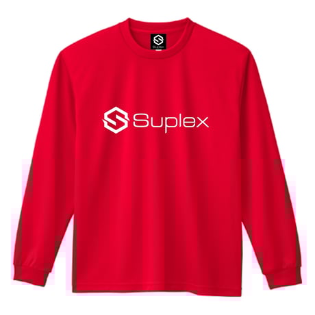 SUPLEXドライロングTシャツ（レッド）4.4oz