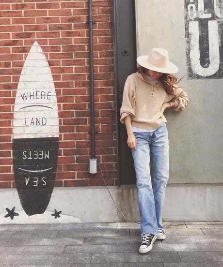 BUTTON KNIT HOODIE