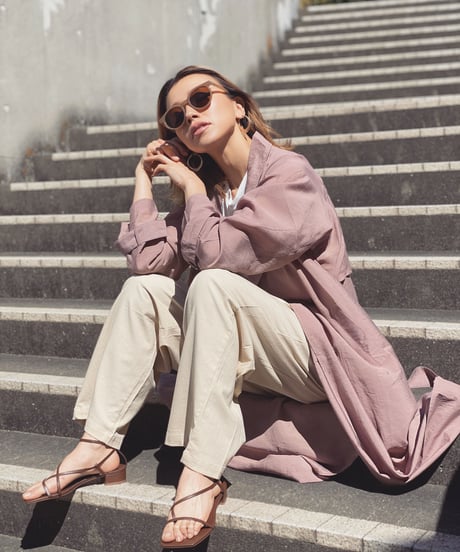 SHEER TRENCH COAT