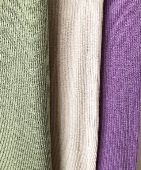 RIB KNIT FLARE PT