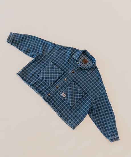 WESTON CHECKED DENIM JACKET