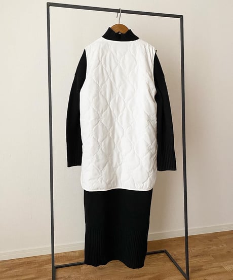 KNIT OP×QUILTING VEST