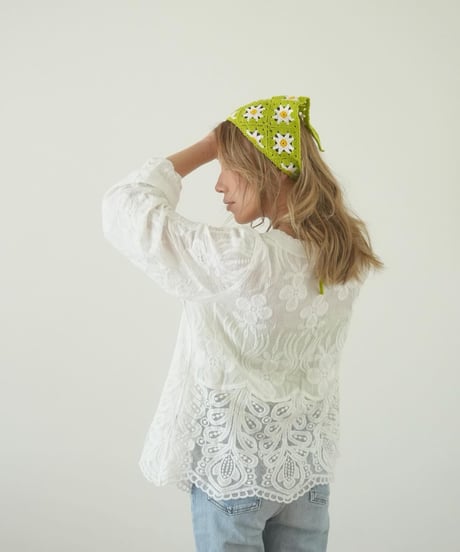 COTTON LACE CARDIGAN