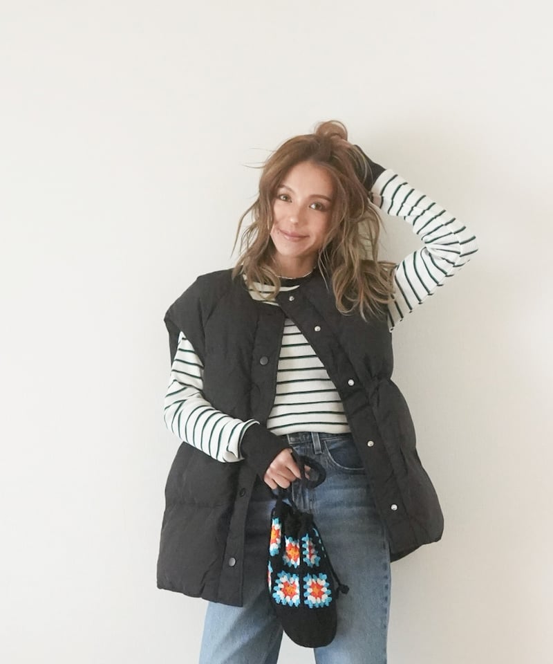 あび　Border Thermal Top THERMAL BORDER TOPS | Sun Vivian