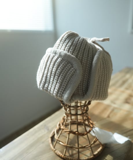 RIB KNIT FLIGHT CAP