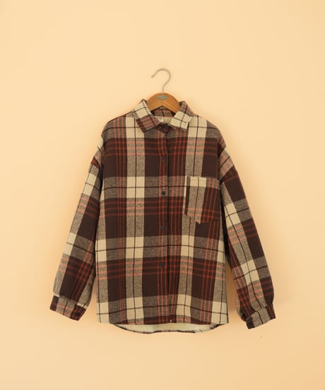 EVERYDAY CHECK OVERSHIRT - BROWN