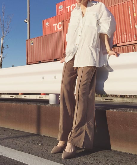 FLARE SLIT PANTS