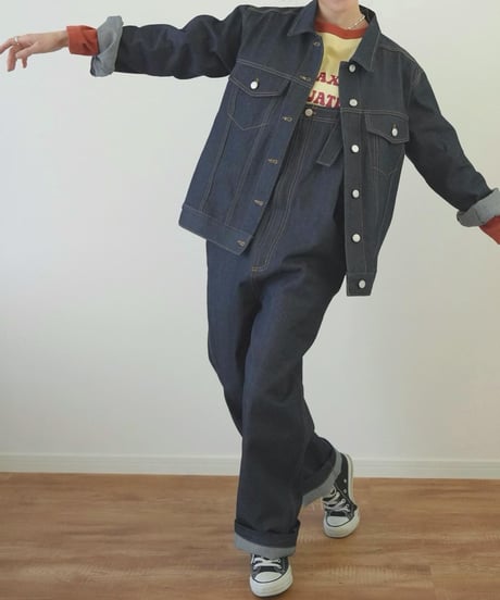 DENIM/TWILL SALOPETTE