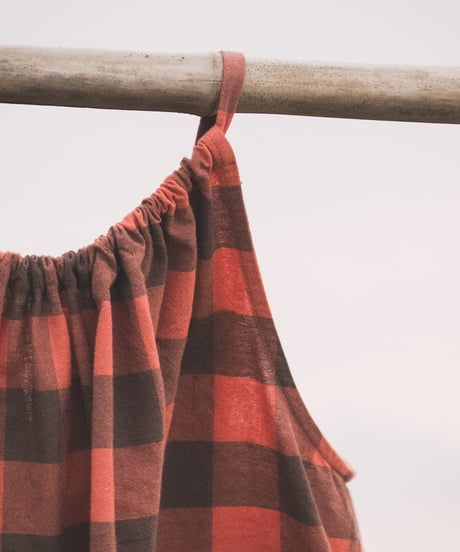 BUFFALO CHECK TIE-BACK TOP