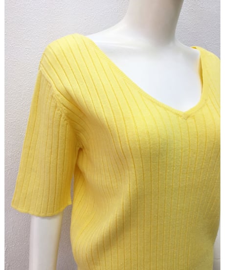 V/N RIB KNIT TOPS