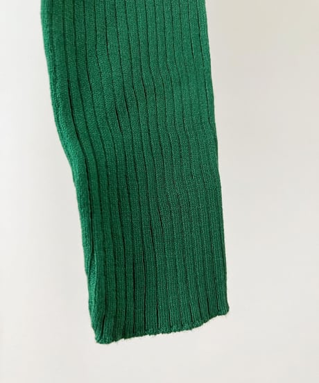 HIGH NECK RIB TOPS