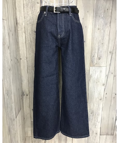 DENIM WIDE PT(ベルト付き)