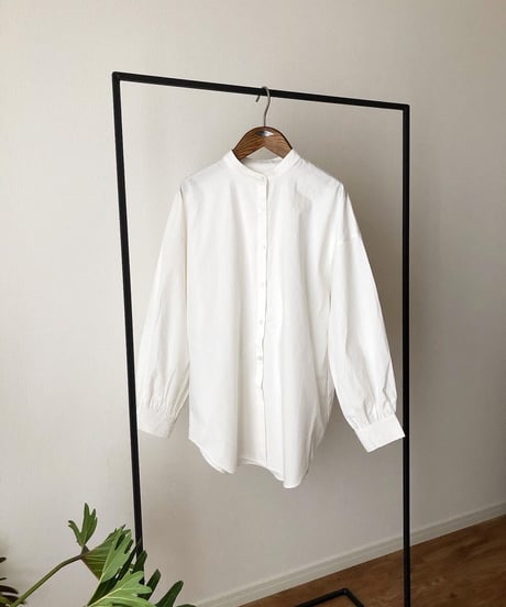 BAND COLLAR SHIRT