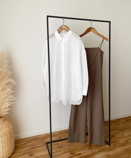 SHEER SHIRT×ROMPERS