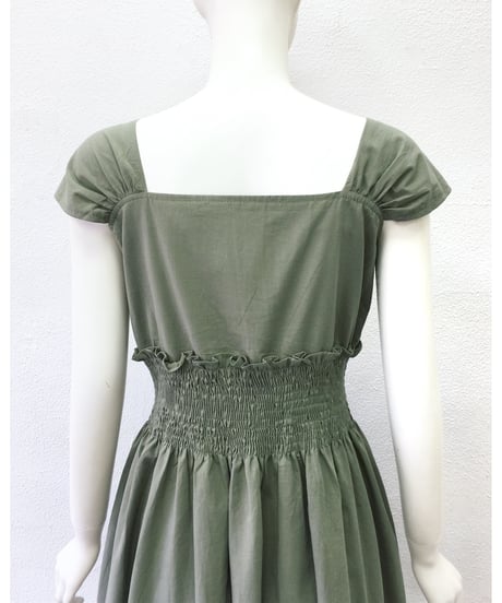 WAIST SHIRRING OP