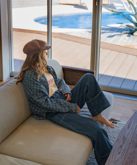 WESTON CHECKED DENIM JACKET