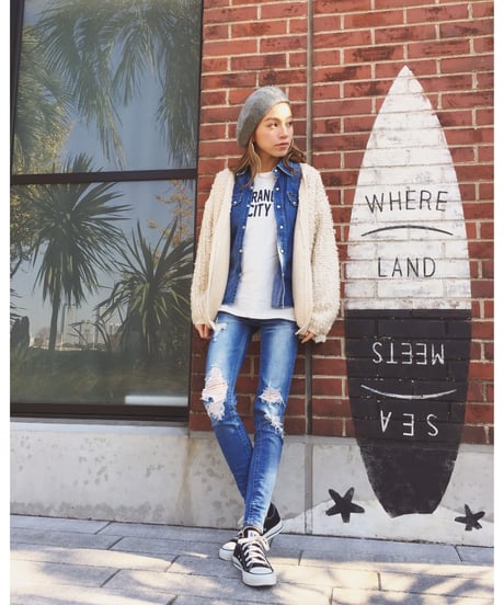 LOOP KNIT CARDIGAN (IVORY)
