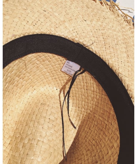 STRAW FRINGE HAT