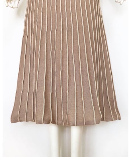 PLEATED KNIT SK