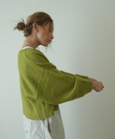 SHAGGY KNIT CARDIGAN