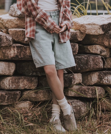 LOOSE FLANNEL CHECK SHIRT - RED
