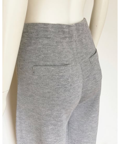 RIB KNIT WIDE PT