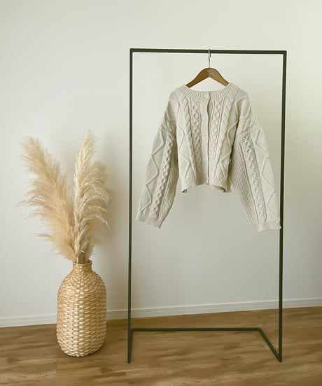 CABLE KNIT CARDIGAN
