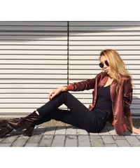 SATIN MA-1 BLOUSON