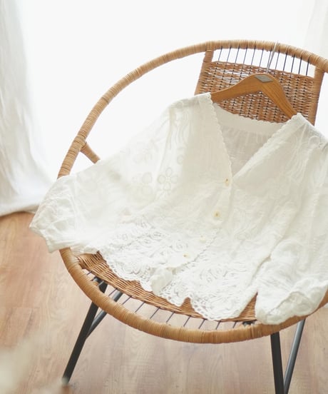 COTTON LACE CARDIGAN