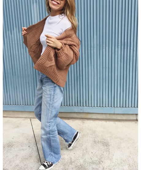 CABLE KNIT CARDIGAN