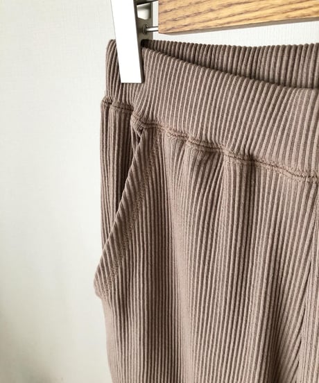 RIB FLARE PANTS