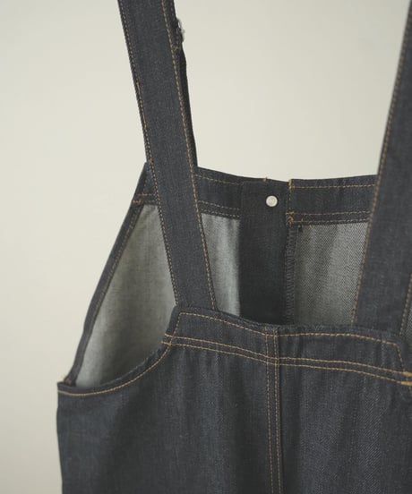 DENIM/TWILL SALOPETTE
