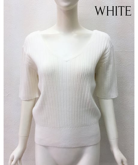 V/N RIB KNIT TOPS