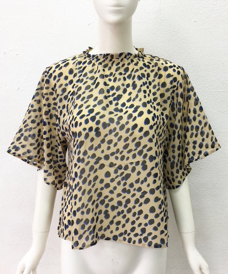 LEOPARD CHIFFON BL