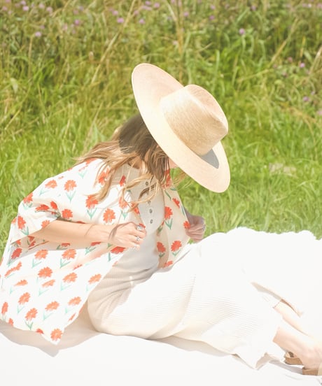 FLOWER OPEN COLLAR SHIRTS