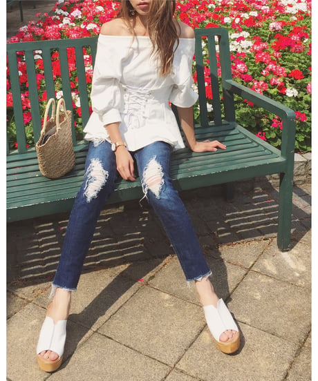 FRONT LACE UP TOPS
