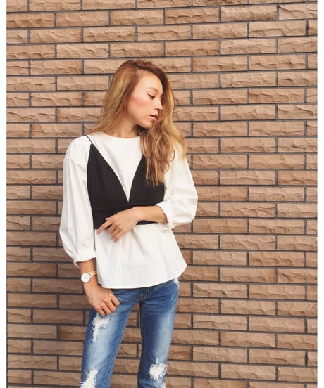 BUSTIER BLOUSE