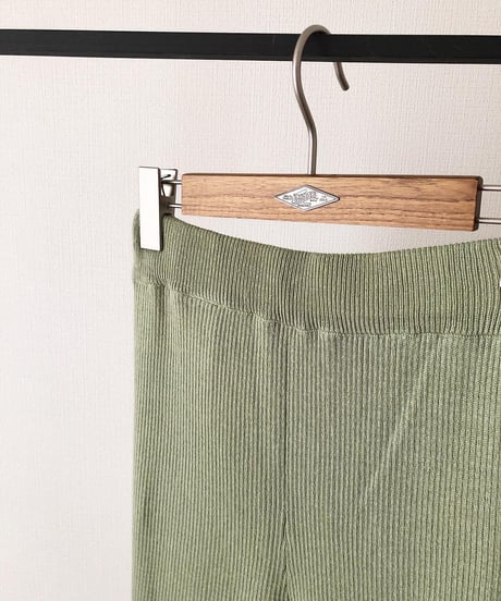 RIB KNIT FLARE PT