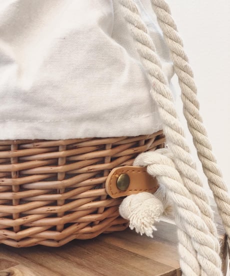 RATTAN × COTTON BAG