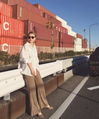 FLARE SLIT PANTS