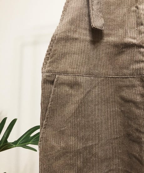 CORDUROY OVERALL