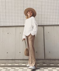 FLARE SLIT PANTS