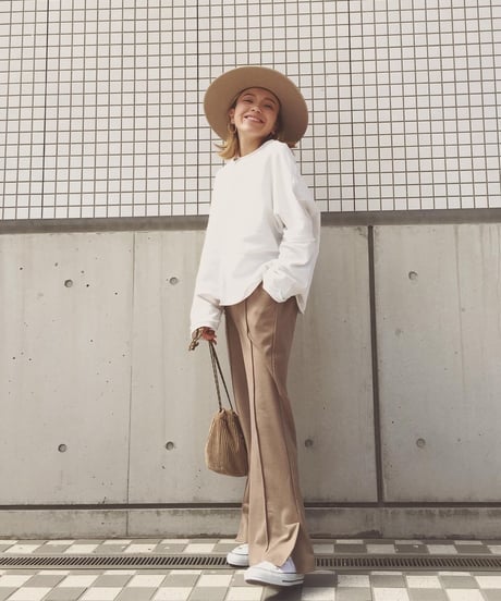 FLARE SLIT PANTS